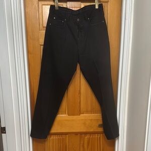 Ermenegildo Zegna Black Relaxed Men's Jeans